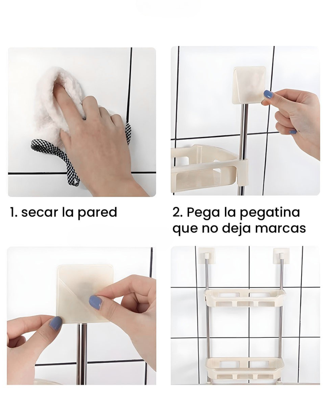 ESTANTE ORGANIZADOR DE BAÑO 2 NIVELES
